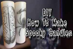 ft image | DIY Halloween Decorations | Spooky Printed Candles