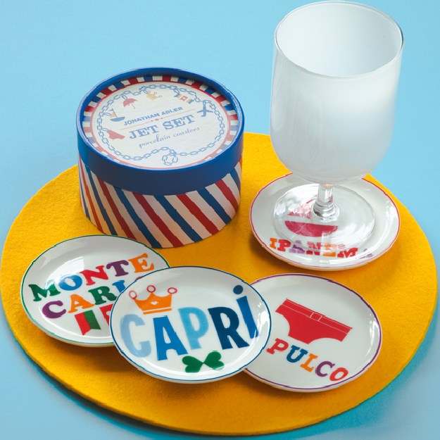 Jonathan Adler Marseilles Coasters | 18 Hostess Gift Ideas, check it out at https://youresopretty.com/18-hostess-gift-ideas