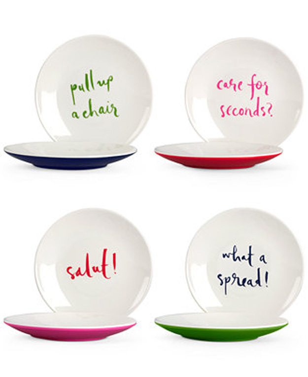 Kate Spade Tidbit Plate Set | 18 Hostess Gift Ideas, check it out at https://youresopretty.com/18-hostess-gift-ideas