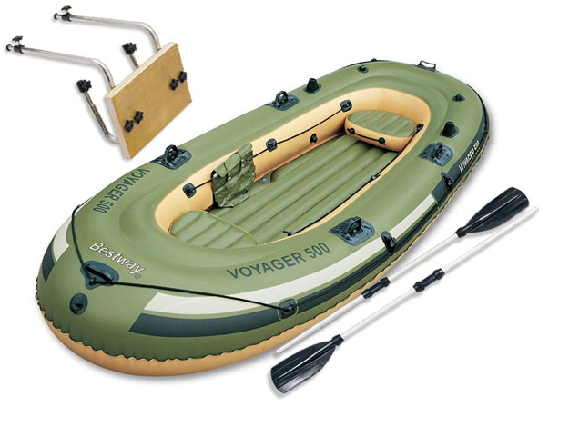 2-Person Inflatable Boat | 100 Gifts for Men Under $50, check it out at https://youresopretty.com/100-gifts-for-men-under-50/