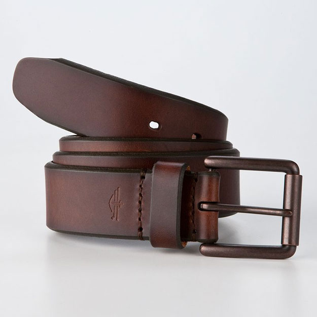 Docker's Leather Bridle Belt | 100 Gifts for Men Under $50, check it out at https://youresopretty.com/100-gifts-for-men-under-50/