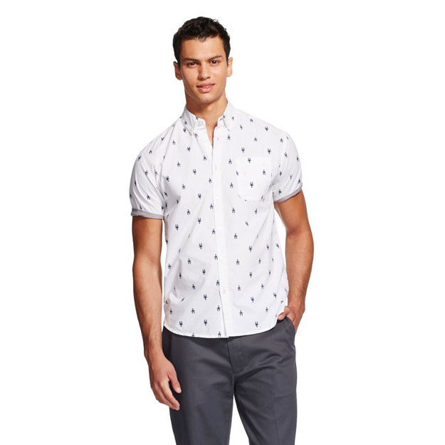 Lobster Button Down Shirt | 100 Gifts for Men Under $50, check it out at https://youresopretty.com/100-gifts-for-men-under-50/