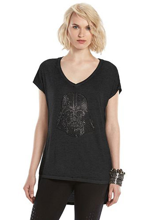 Darth Vader Embellished Tee | Fashion Finds Every Star Wars Lover Needs at https://youresopretty.com/star-wars-fashion-finds/