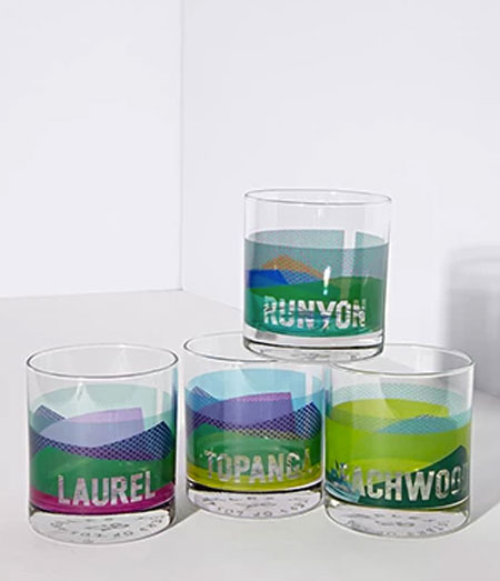 Los Angeles Glassware Set | Forever 21 Holiday Gift Guide found at https://youresopretty.com/forever-21-gift-guide-2015/