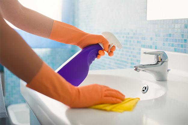 Disinfect Hard Surfaces Twice A Day | 11 Ways To Beat Flu Season, check it out at https://youresopretty.com/flu-season-beauty-regimen/