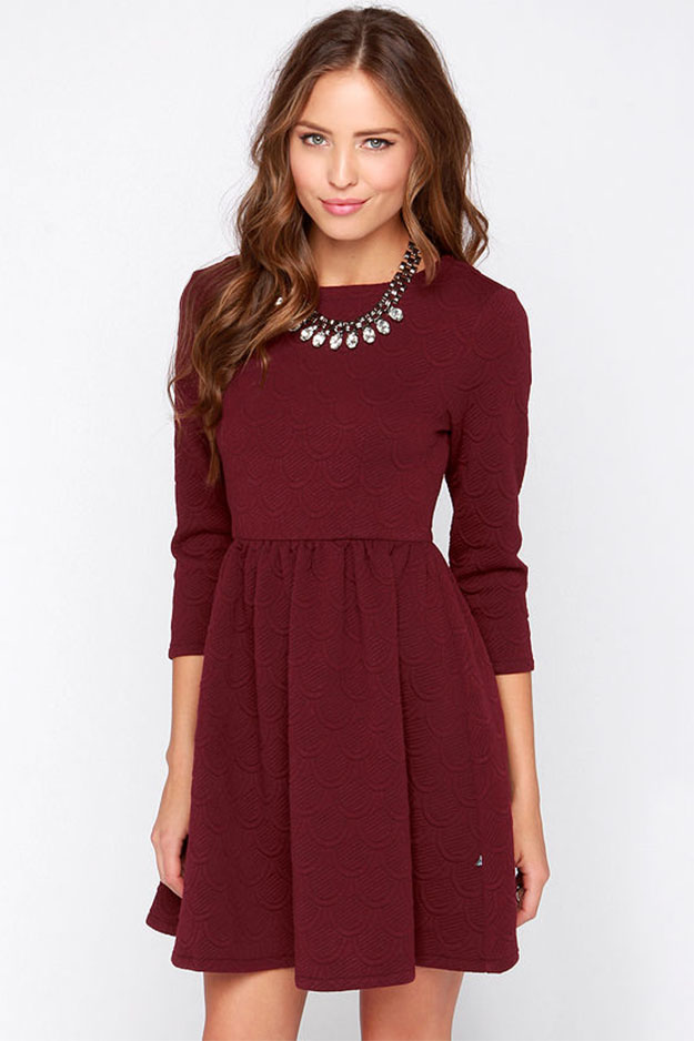 How To Wear Burgundy Dresses| Tips To Wearing Burgundy in 2016, check it out at https://youresopretty.com/how-to-wear-burgundy-this-year
