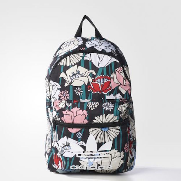 Adidas Floral Backpacks | Chic Floral Backpacks Perfect For Your Cute Back-To-School Outfits