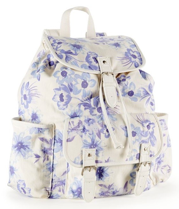 White Floral Backpacks | Chic Floral Backpacks Perfect For Your Cute Back-To-School Outfits