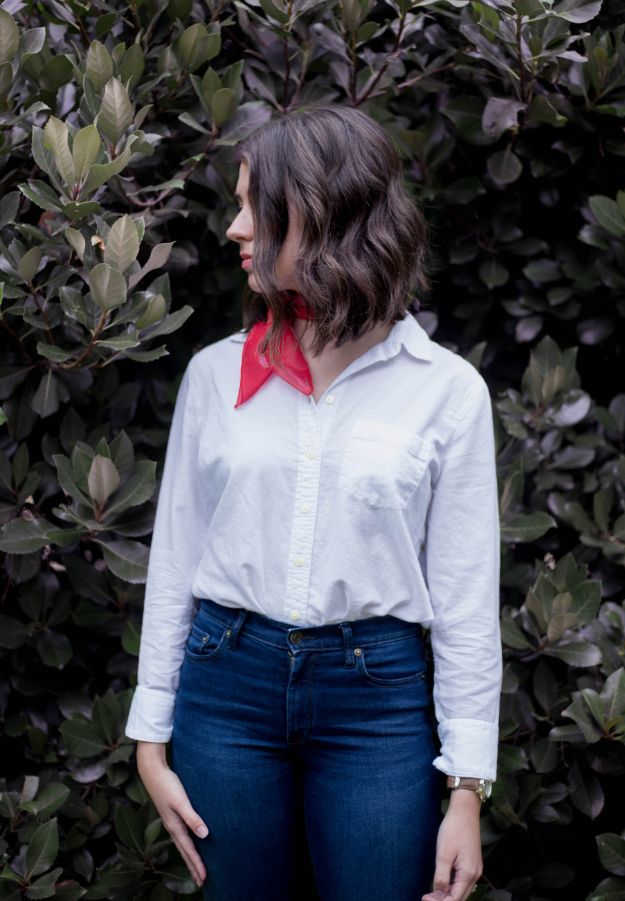 Check out White Cute Outfits: 9 Chic Ways to Wear Your White Button Down Shirt at https://cuteoutfits.com/white-button-down-shirt-cute-outfits-2/