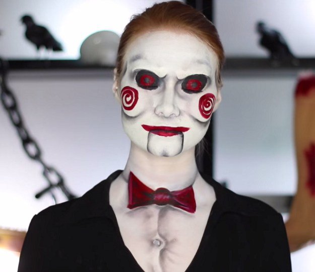 Billy The Puppet (Saw) | DIY Movie-Inspired Makeup Tutorials for Halloween