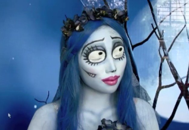 Emily (The Corpse Bride) |DIY Movie-Inspired Makeup Tutorials for Halloween