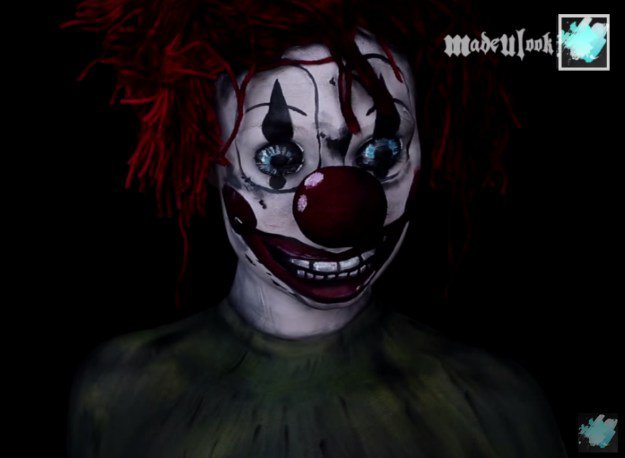 Clown (The Poltergeist) | DIY Movie-Inspired Makeup Tutorials for Halloween