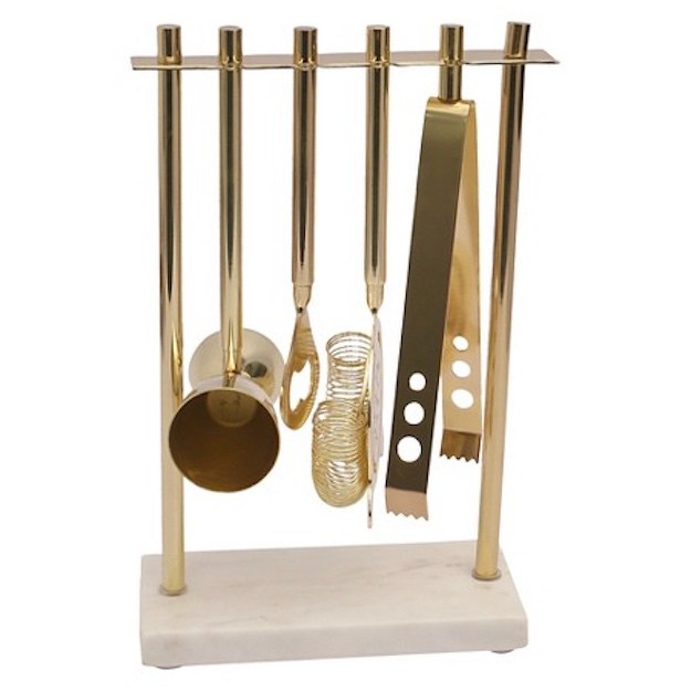 Marble & Gold Barware Tool Set | Best Christmas Gifts For The Girl On The Go