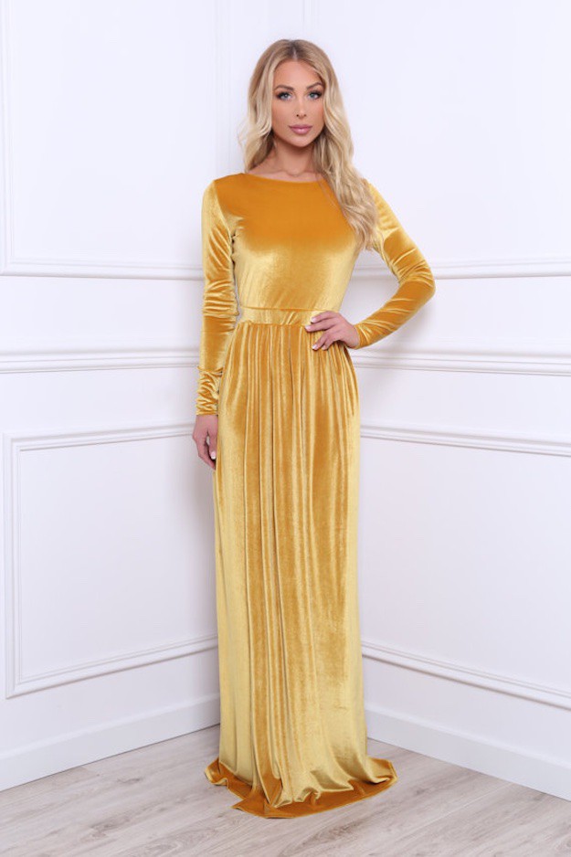 Maxi Dress | How to Wear Velvet to Work This Winter