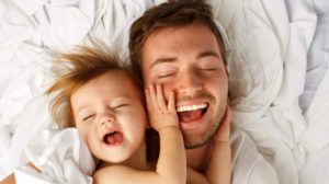 Father and daughter laughing | Father's Day Tribute | Know his Finest Trait Based on the Stars | Featured