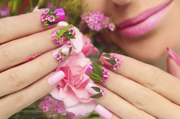 Check out Sweet Rose Nail Design Perfect for National Rose Month at https://cuteoutfits.com/rose-nail-design/