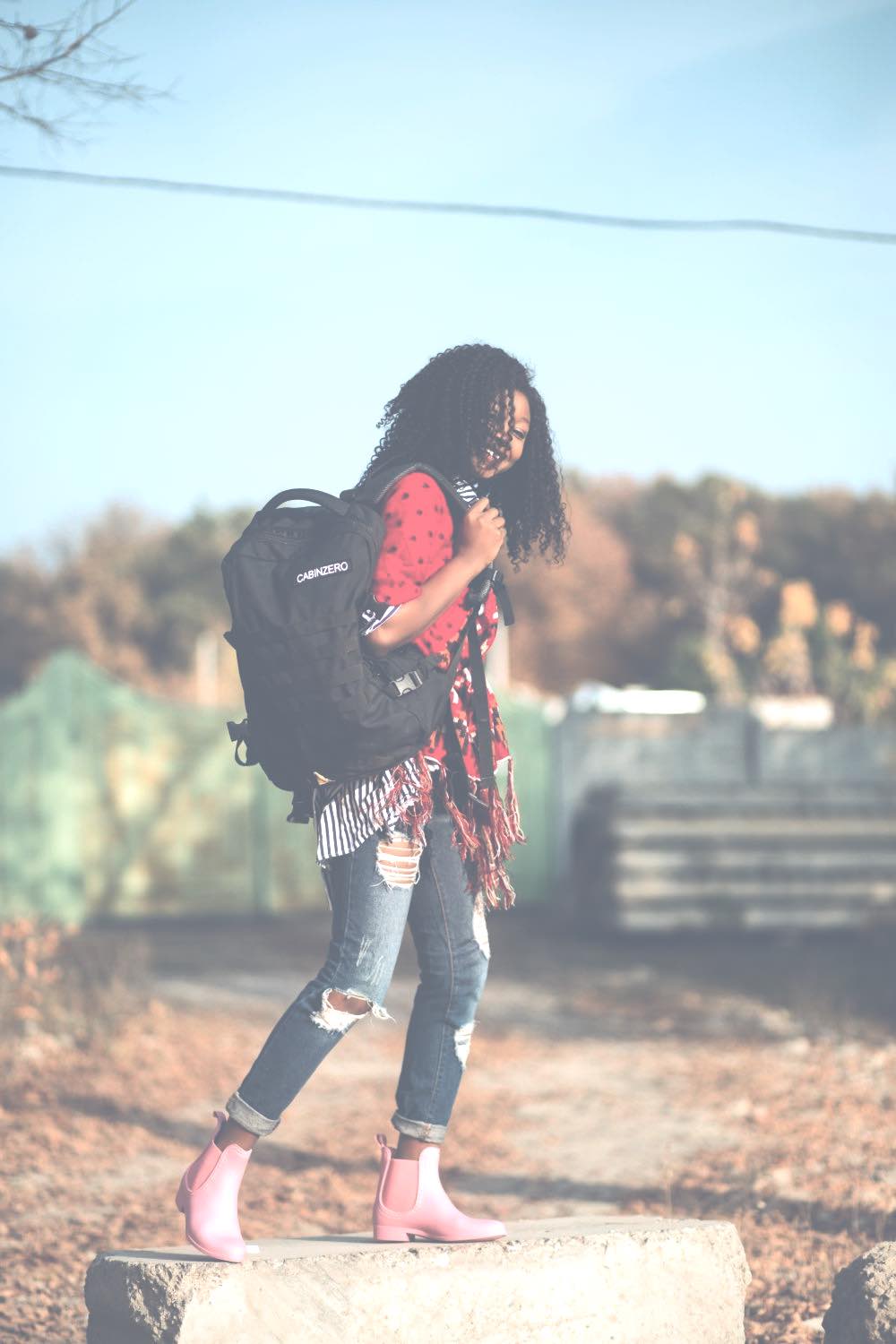 Woman Carrying Backpack | Cute Outfits for Teens Great for Everyday Look
