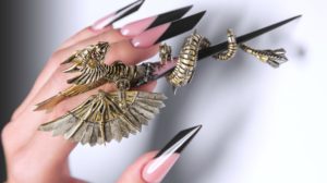 Creative design of nails on female hands | [Tutorial] Game of Thrones Inspired Nail Design That Will Make You Feel Majestic | Featured