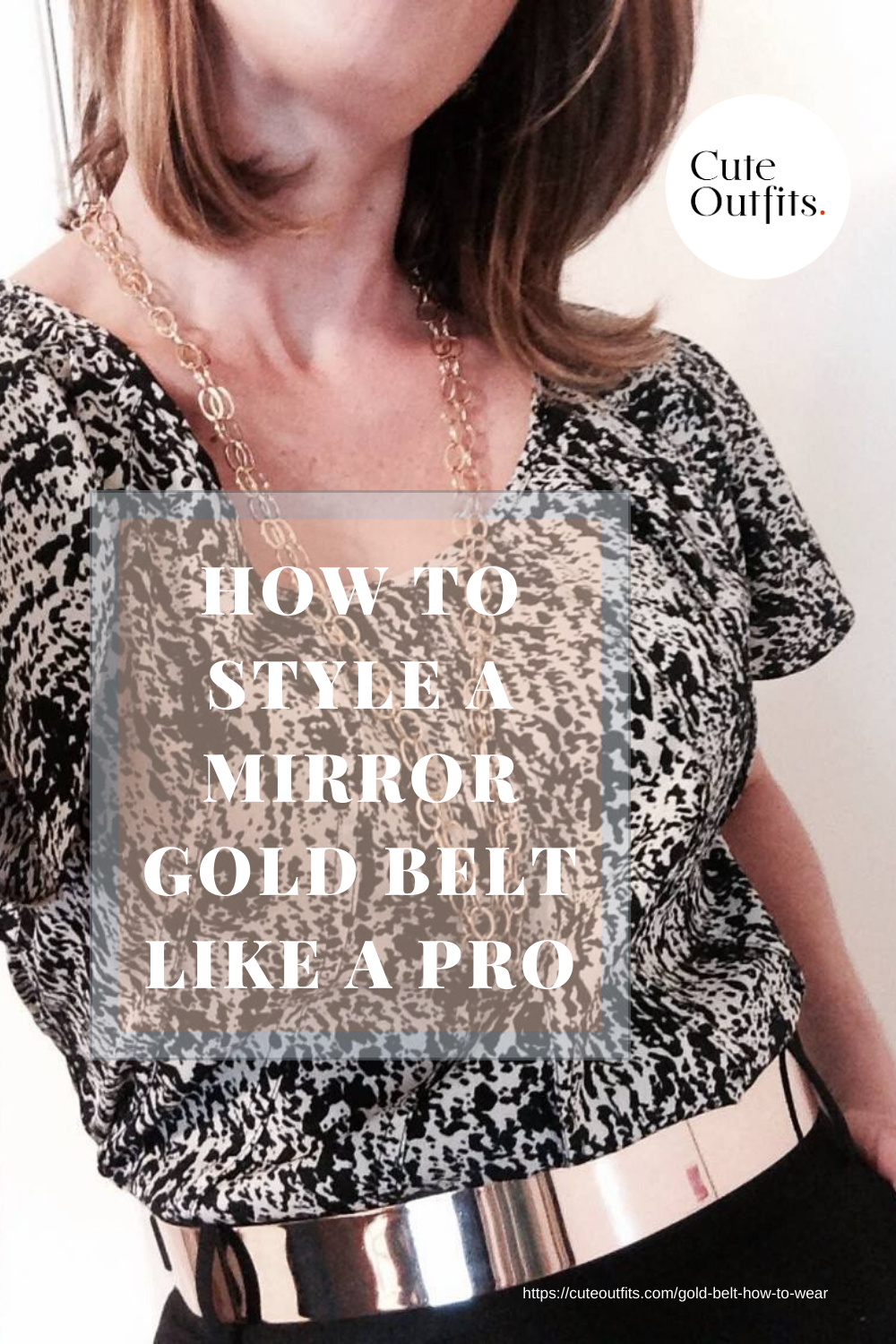 placard | How To Style A Mirror Gold Belt Like A Pro