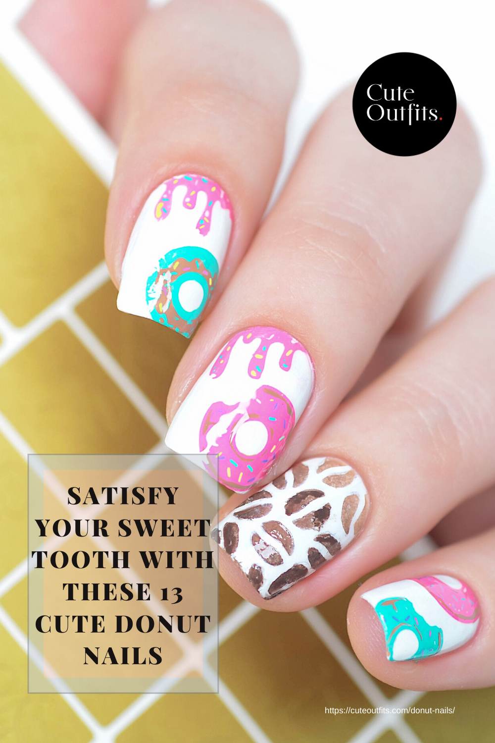 placard | Satisfy Your Sweet Tooth With These 13 Cute Donut Nails