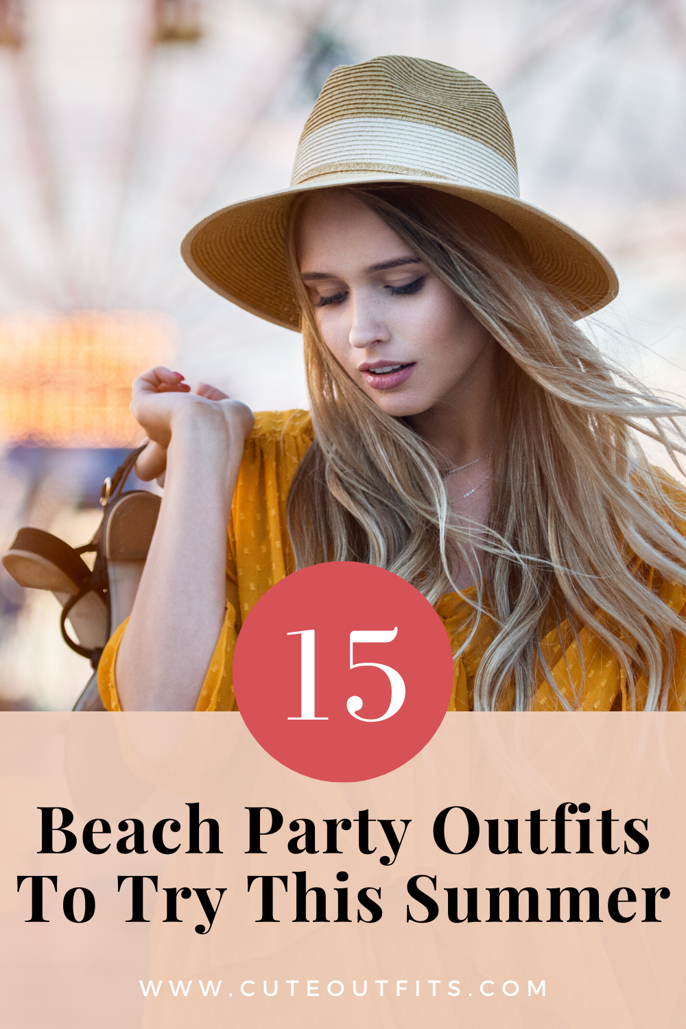 placard | 15 Beach Party Outfits To Try This Summer