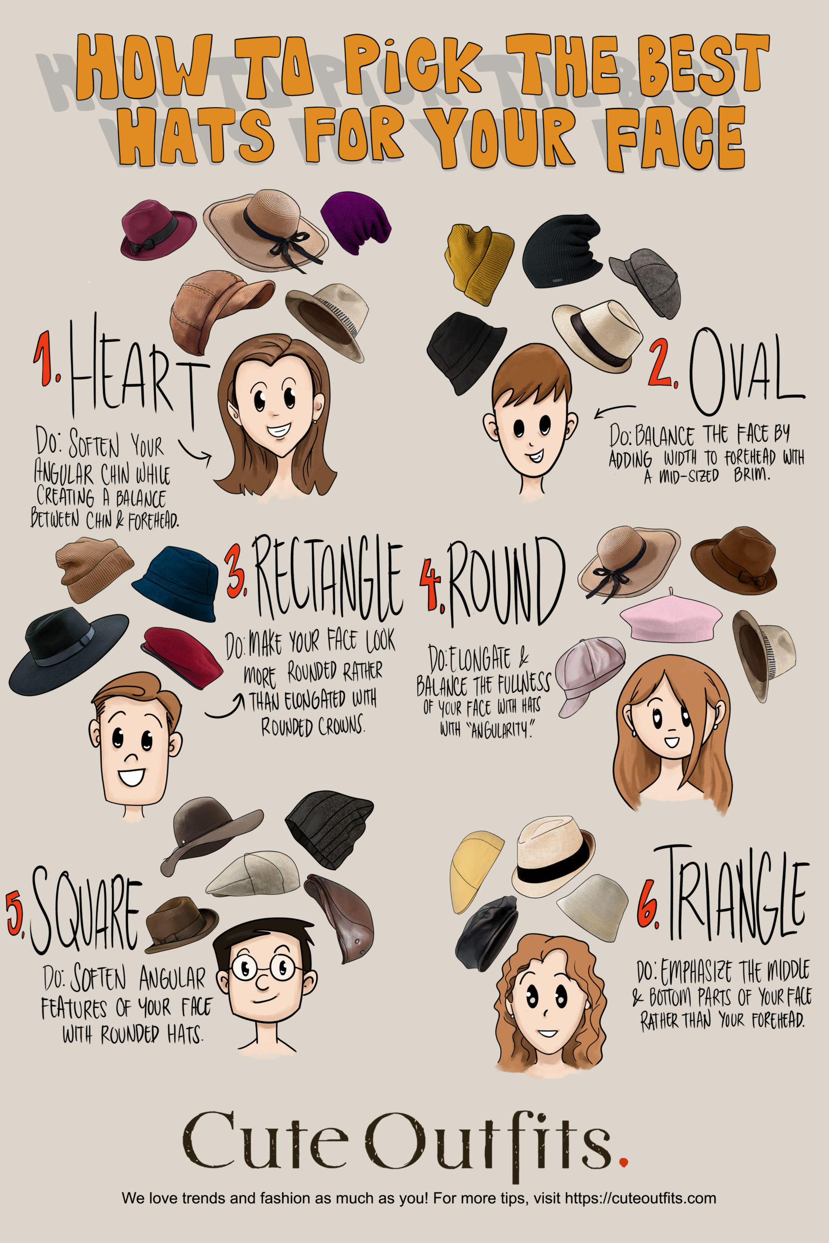 infographic | How to pick the best Hat | Strut Under The Hot Sun With These 10 Cool Sun Hats For Women