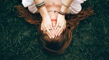 upside down photo of a woman | Fall Hair Color Ideas You Should Try Next | Featured