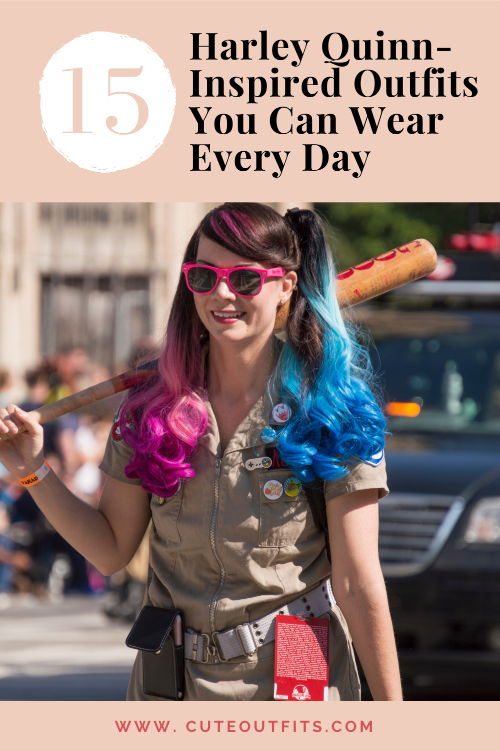 placard | Harley Quinn-Inspired Outfits You Can Wear Every Day